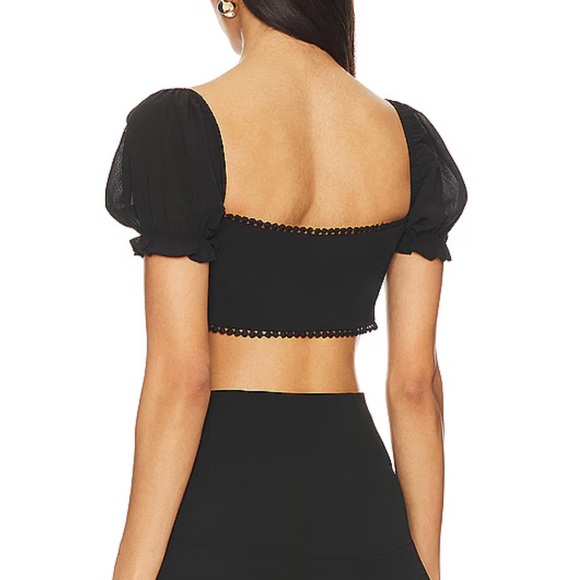 NWT revolve black crop top - Picture 2 of 2